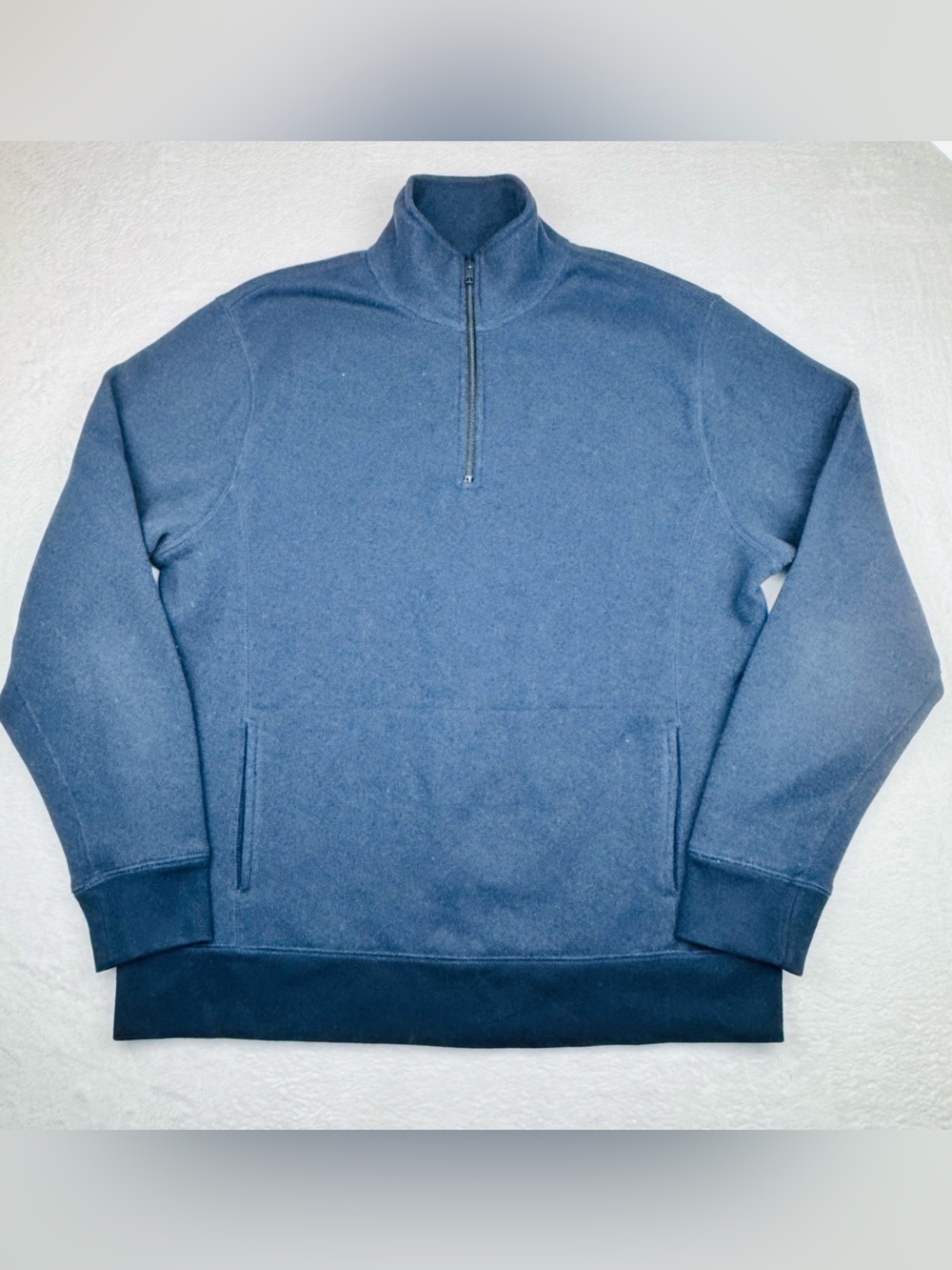 J.Crew Sporting Goods. Blue half-zip fleece lined pullover. Men’s size XL.
